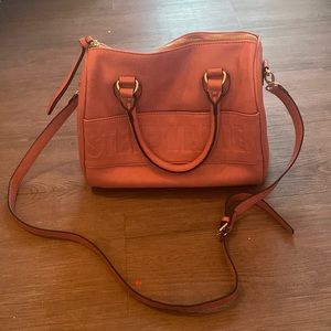 Tanned pink Steve Madden tote bag (great condition!)
